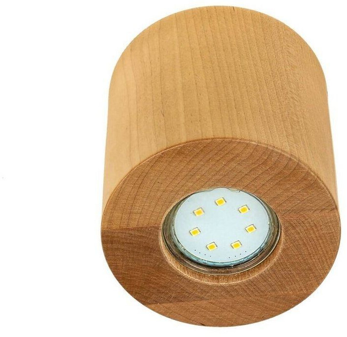 Licht-Erlebnisse Ceiling lamp wood Modern GU10 Natural Ceiling spot - Natural