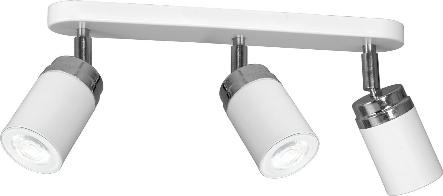 Licht-Erlebnisse Ceiling spot GU10 white chrome modern ceiling spotlight kitchen - white, chrome