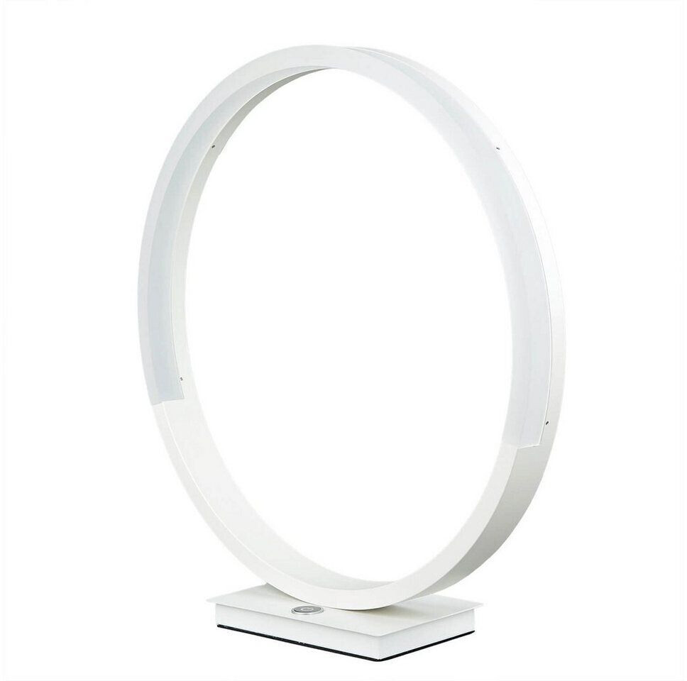 Licht-Erlebnisse LED table lamp with touch function 42 cm dimmer white 4000 k 650 lm metal modern - white