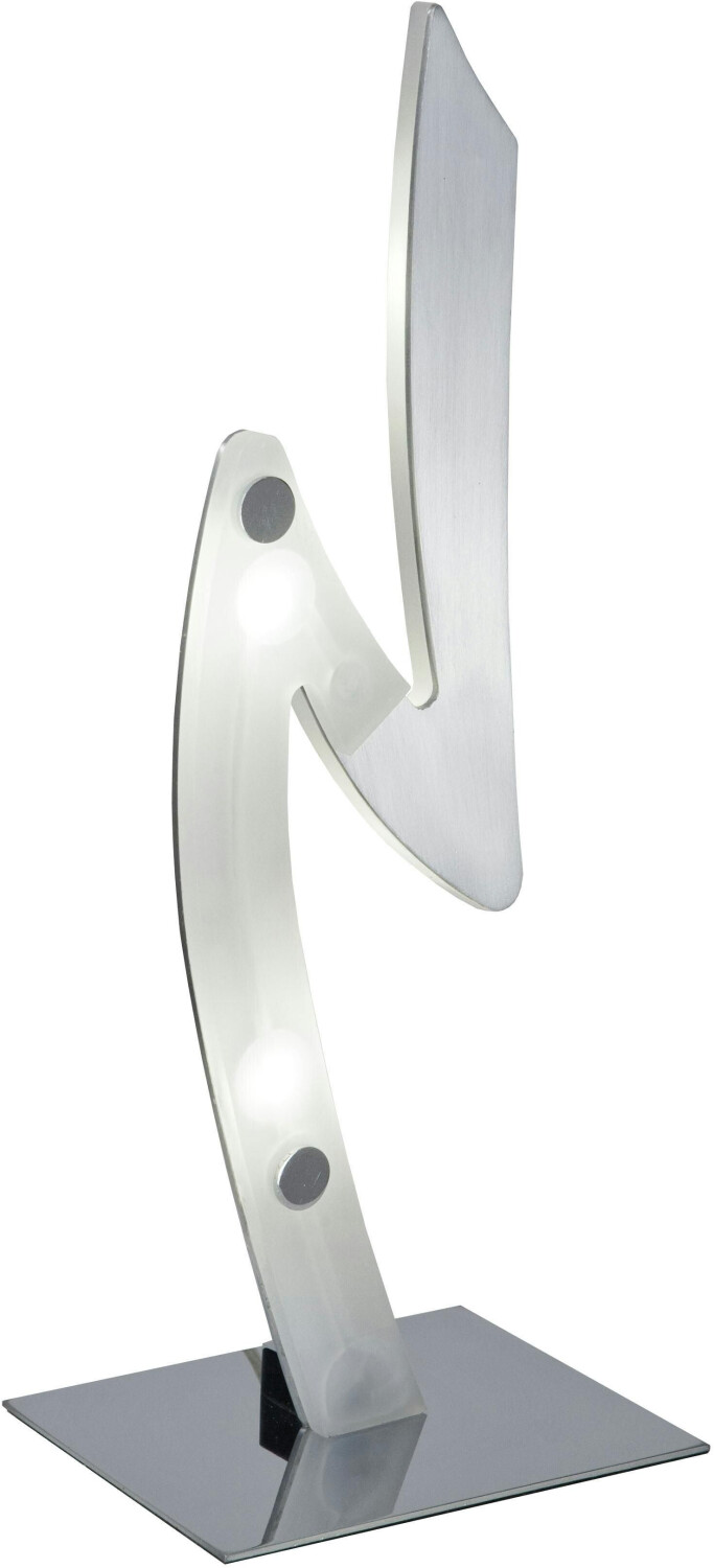 Licht-Erlebnisse LED table lamp 40 cm silver 3000 k 1080 lm aluminum modern table lamp - white, silver