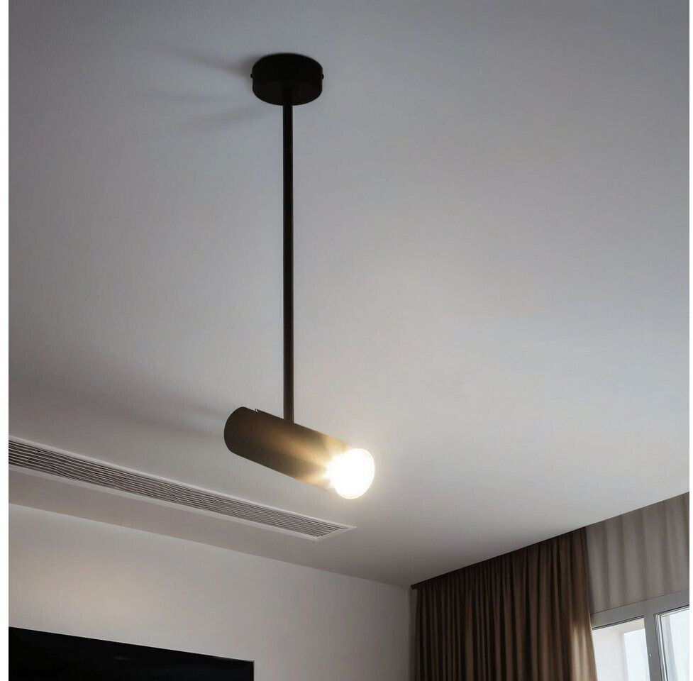 Licht-Erlebnisse Pivoting ceiling light modern black GU10 - black