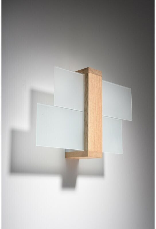 Licht-Erlebnisse Wall lamp leda in real wood - real wood, matt