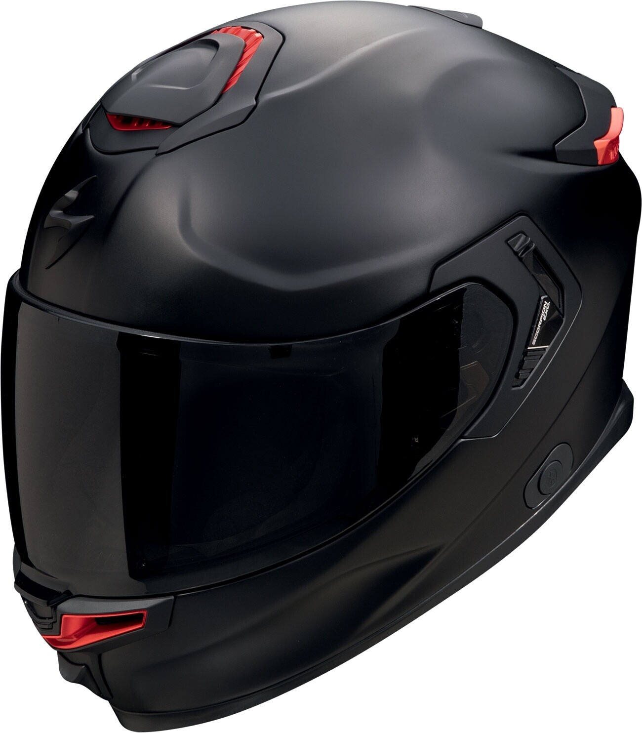 Scorpion EXO-GT SP Air Solid mat noir/rouge