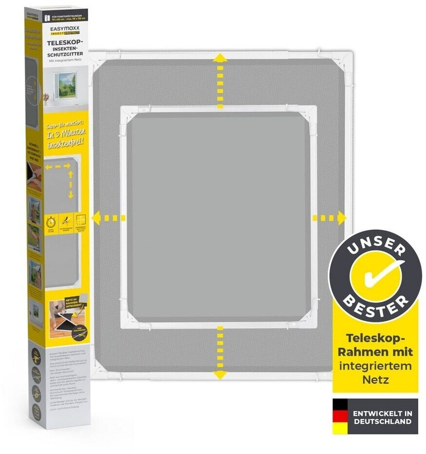 EASYmaxx Insect Protect Telescope Grid