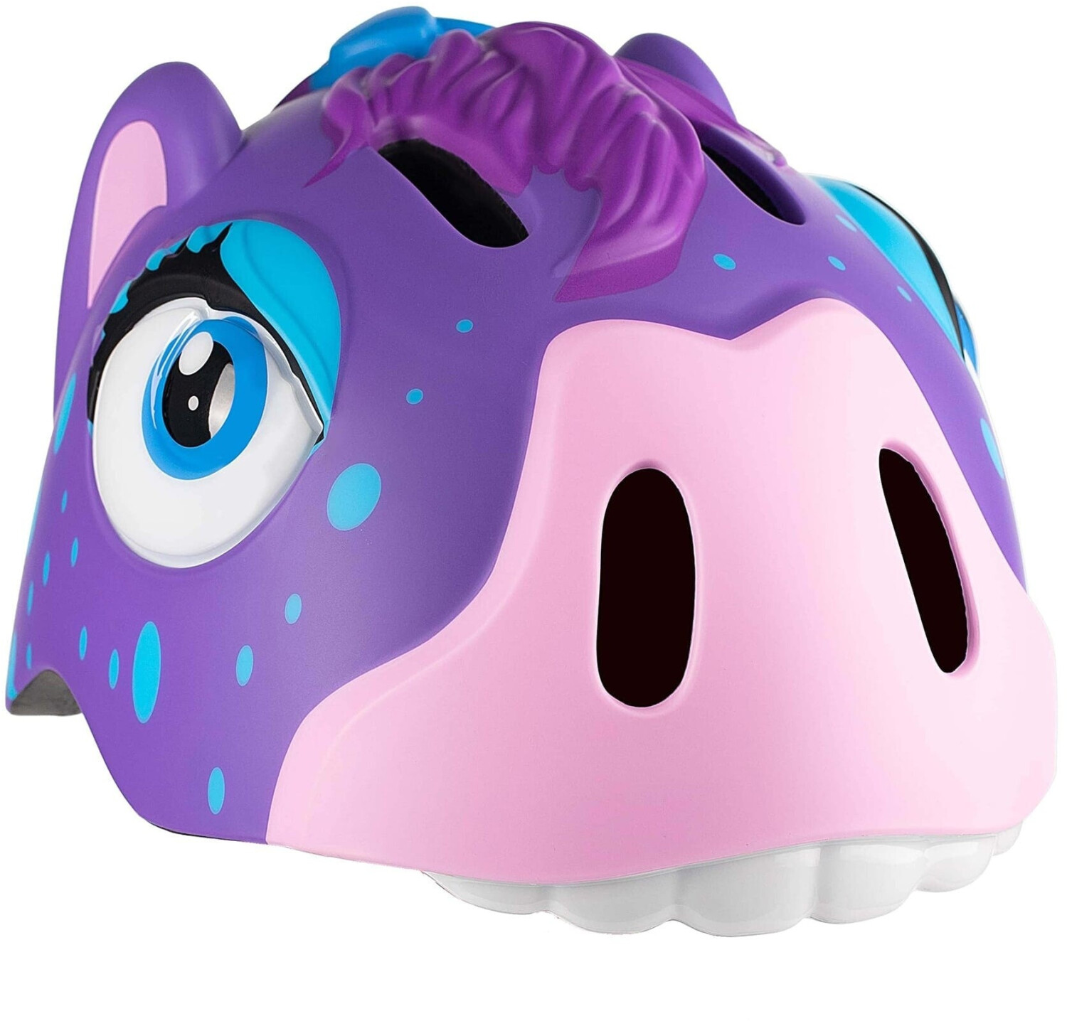 Crazy Safety Casque poney violet