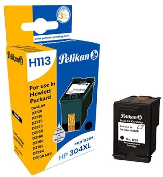 Pelikan Ink for HP 304XL Black