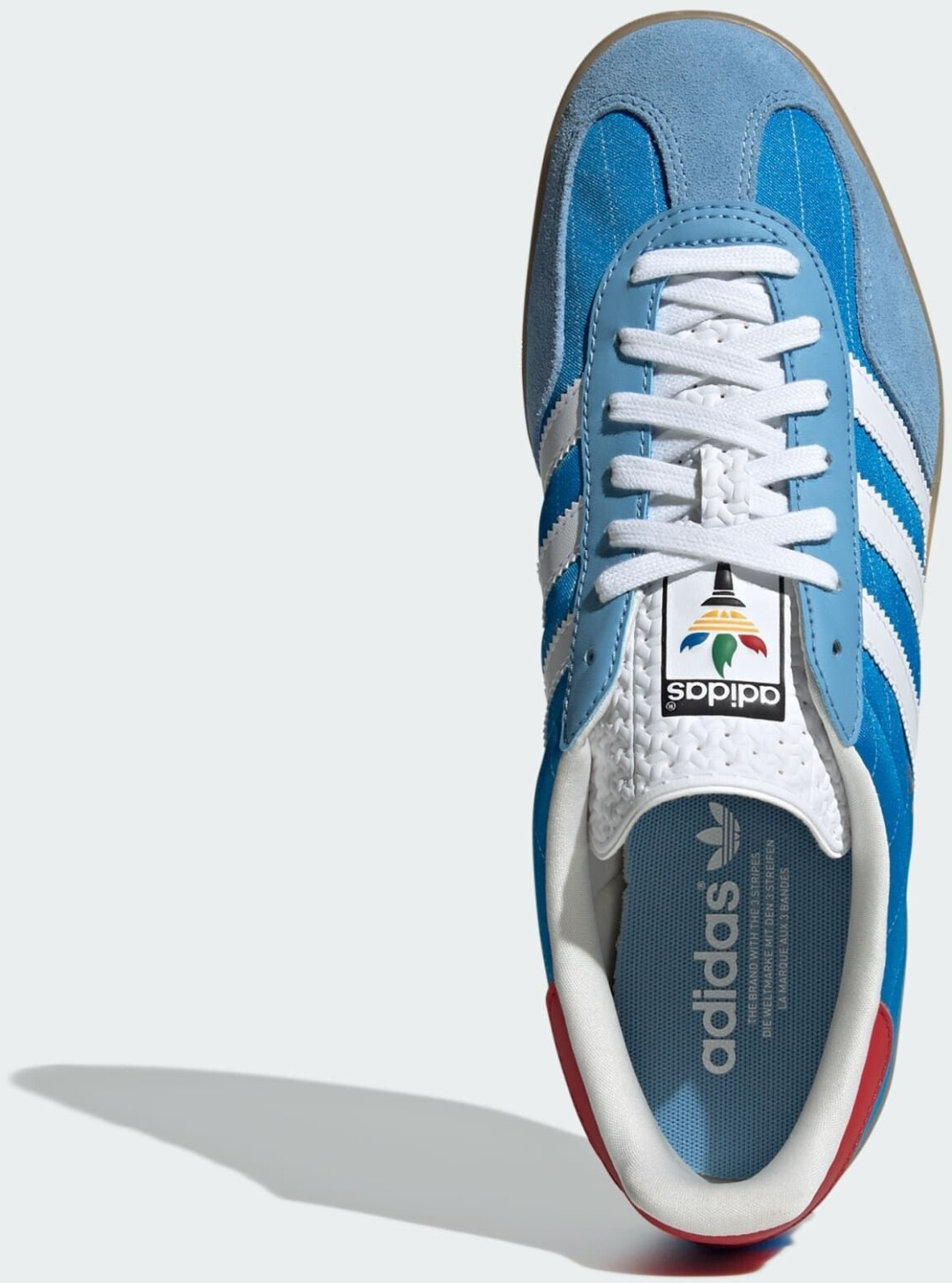 Adidas Gazelle Indoor bright blue cloud white gum ab 89 99 Preisvergleich bei idealo