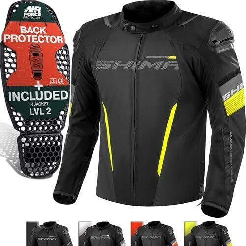 Shima Solid 2.0 WP Jacket black/yellow