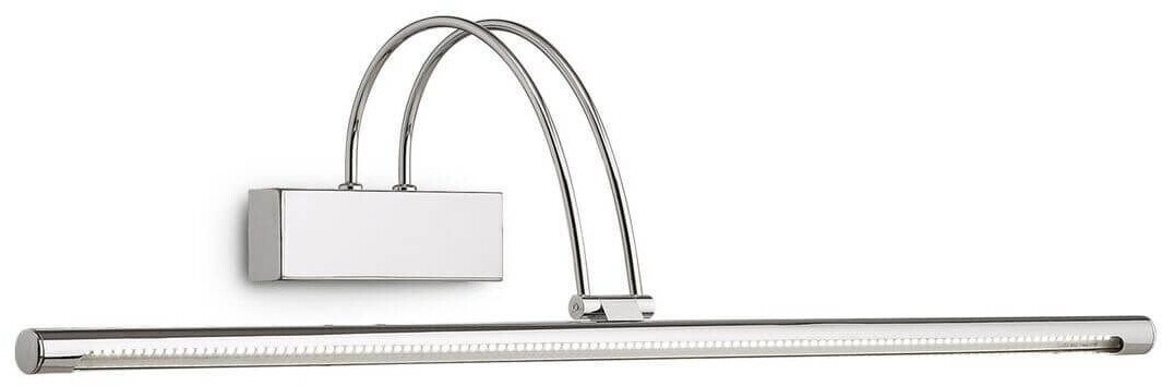 IDEAL LUX BOW LED wall light 8W chrome warm white 007021