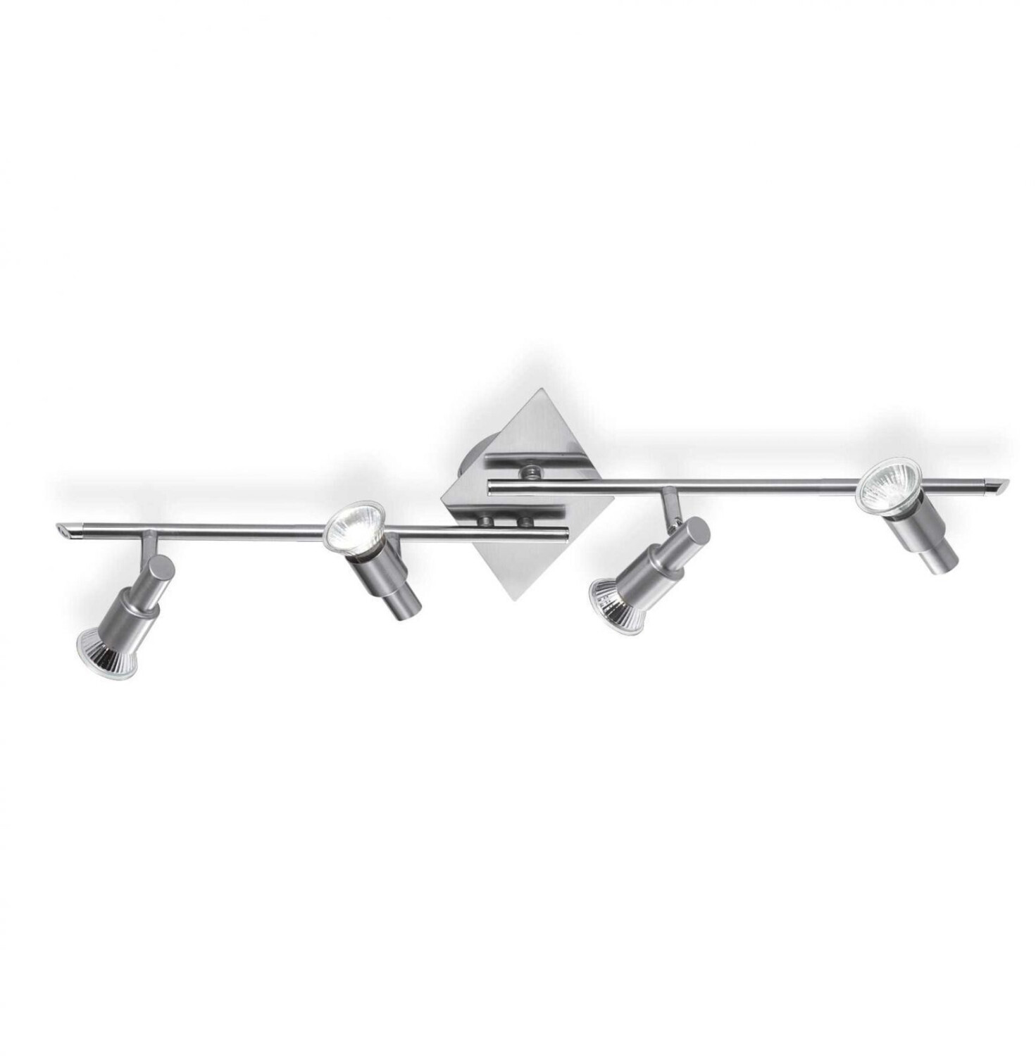 IDEAL LUX SLEM GU10 ceiling light 4x dimmable nickel warm white 018850