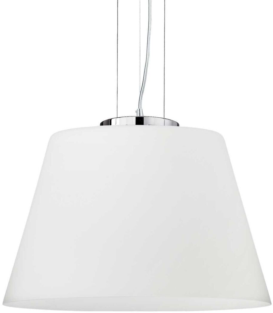IDEAL LUX CYLINDER pendant light E27 ⌀405mm dimmable white 025438
