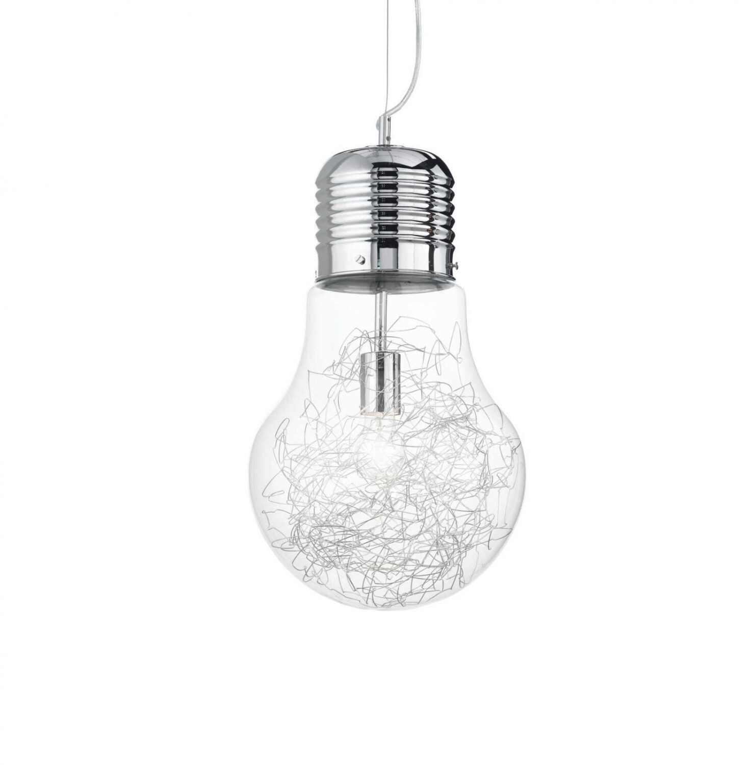IDEAL LUX LUCE MAX pendant light E27 ⌀300mm dimmable clear 033662