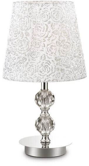 IDEAL LUX LE ROY table light E27 ⌀200mm chrome 073439