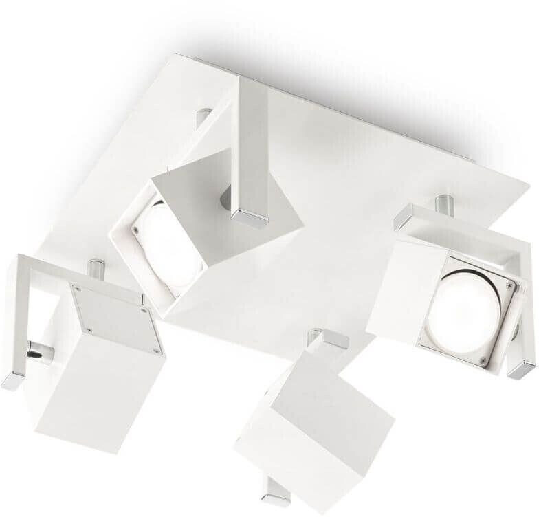 IDEAL LUX MOUSE ceiling light GU10 4-way dimmable white 073583