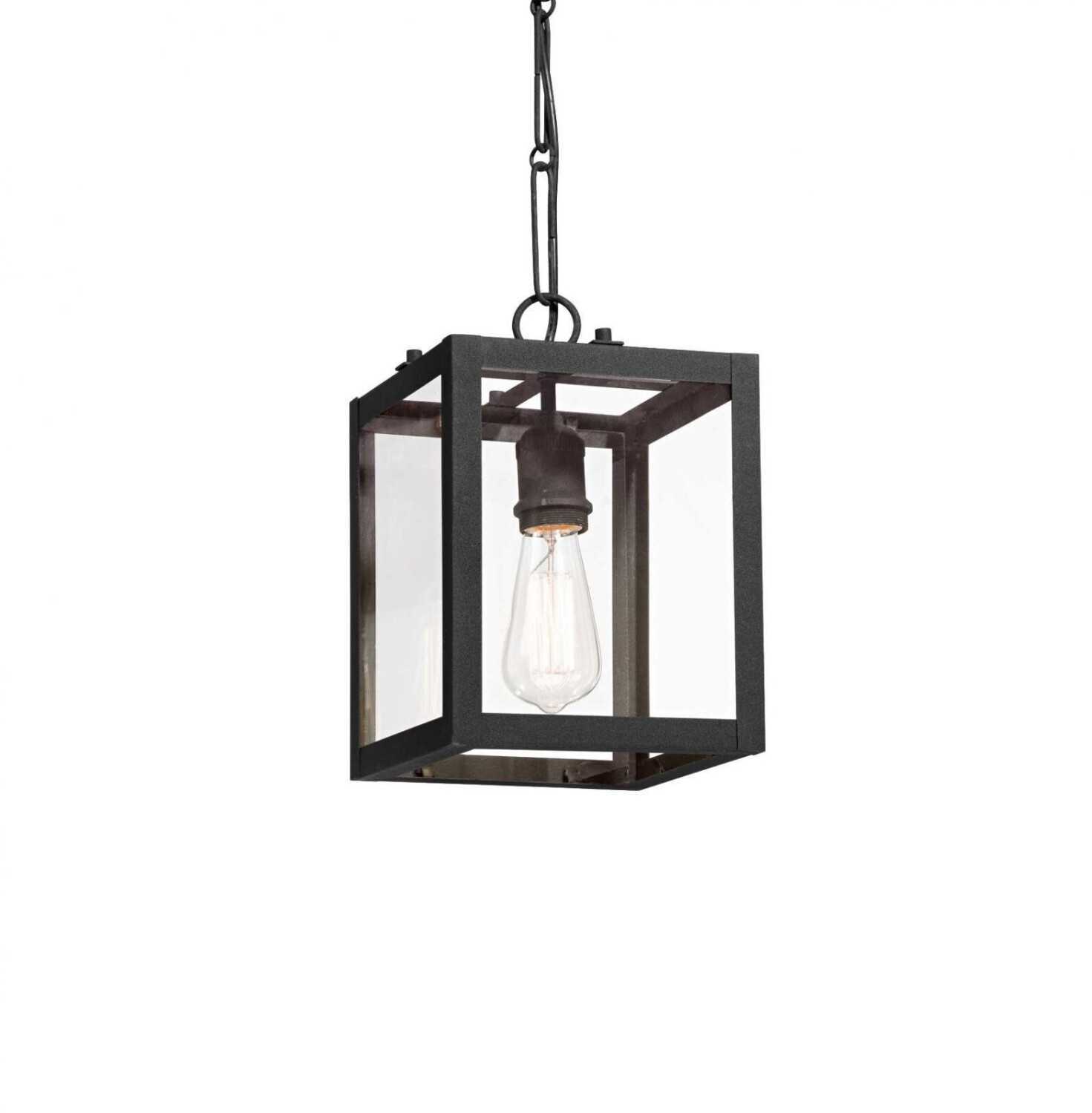 IDEAL LUX IGOR pendant light E27 dimmable black 092850