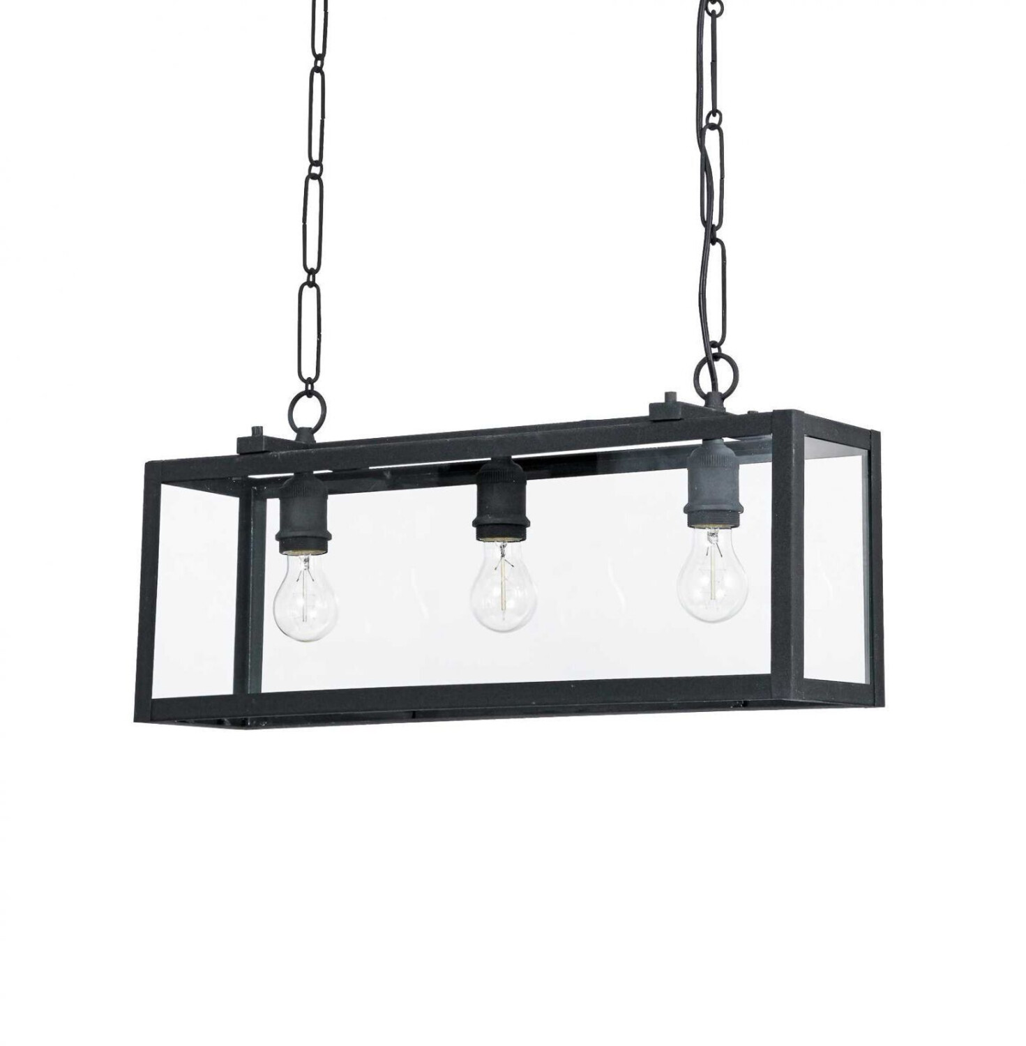 IDEAL LUX IGOR pendant light E27 3-way dimmable black 092881