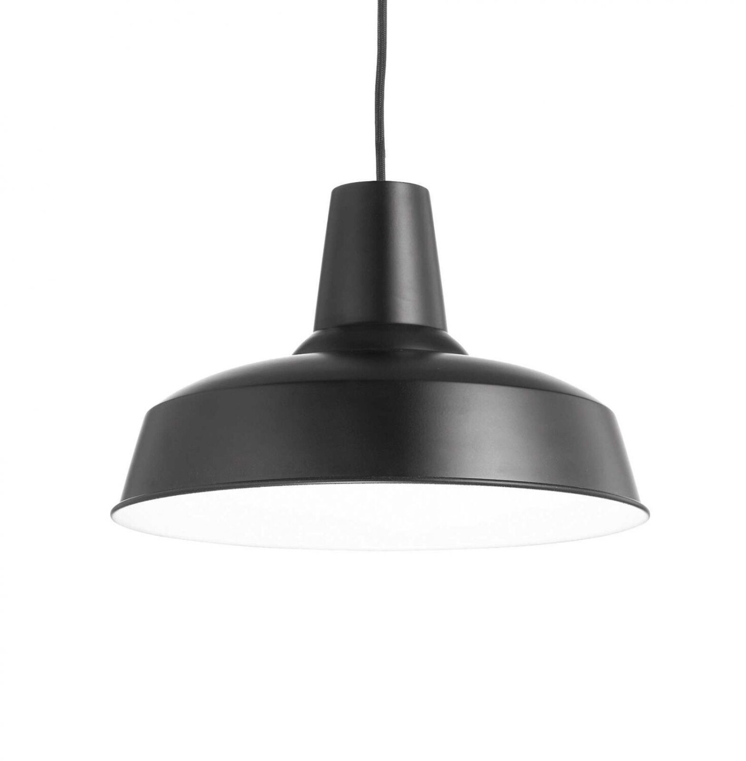 IDEAL LUX MOBY pendant light E27 ⌀350mm dimmable black 093659