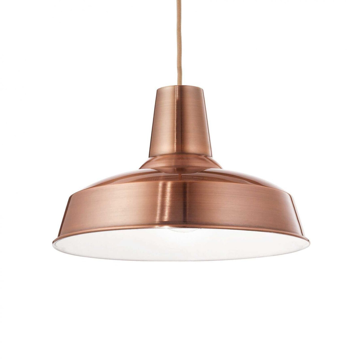 IDEAL LUX MOBY pendant light E27 ⌀350mm dimmable copper 093697