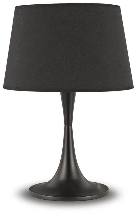 IDEAL LUX LONDON table light E27 ⌀320mm black 110455