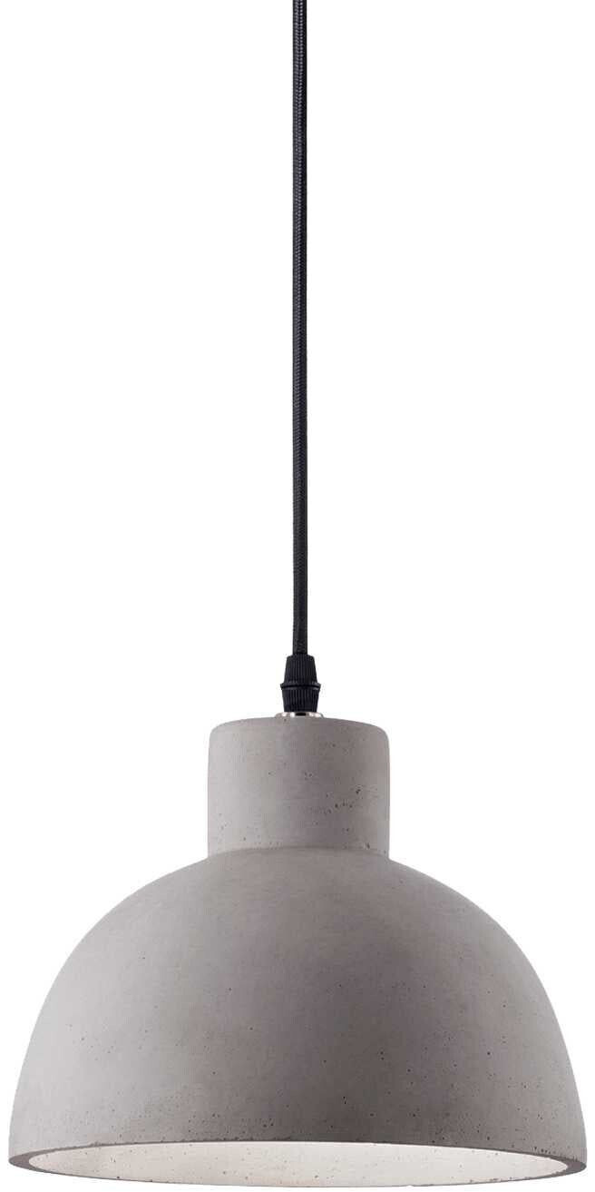 IDEAL LUX OIL pendant light E27 ⌀205mm dimmable concrete 129082