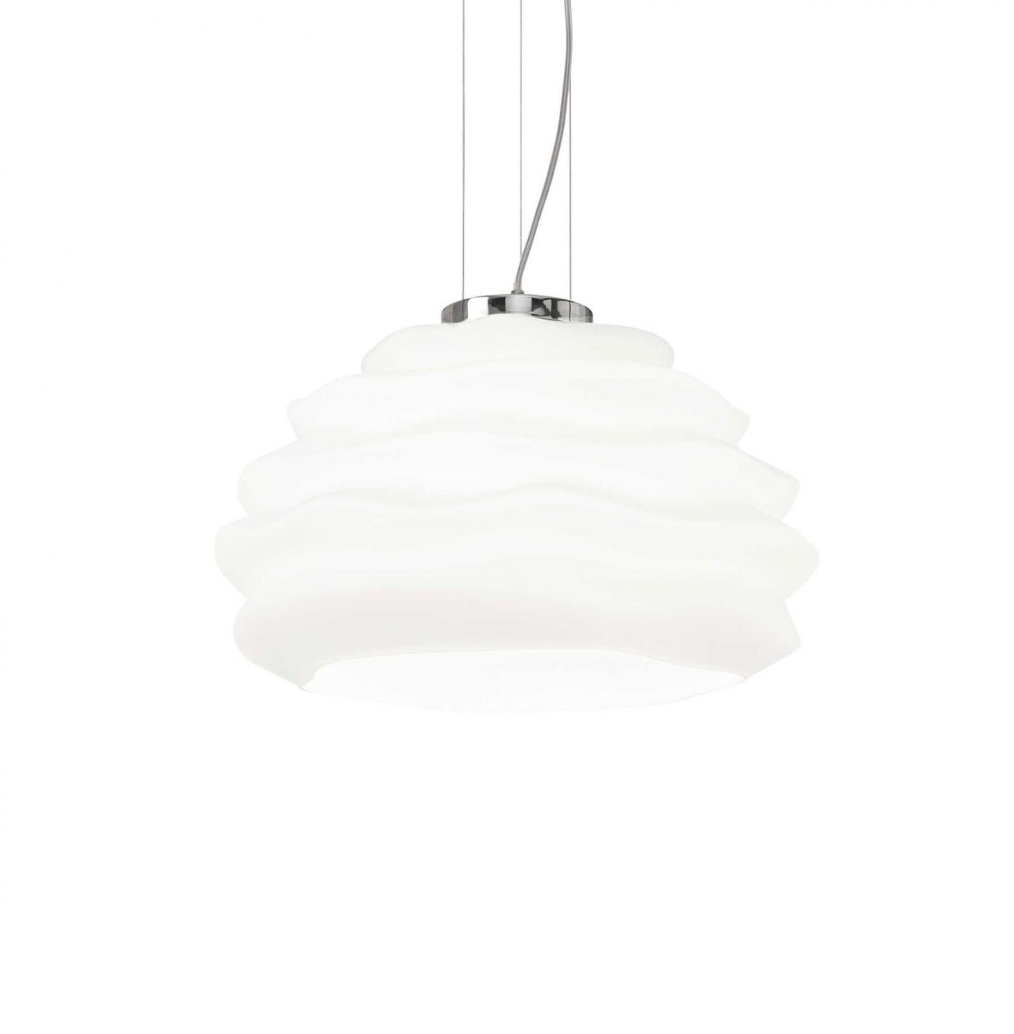 IDEAL LUX KARMA pendant light E27 ⌀390mm dimmable white 132389