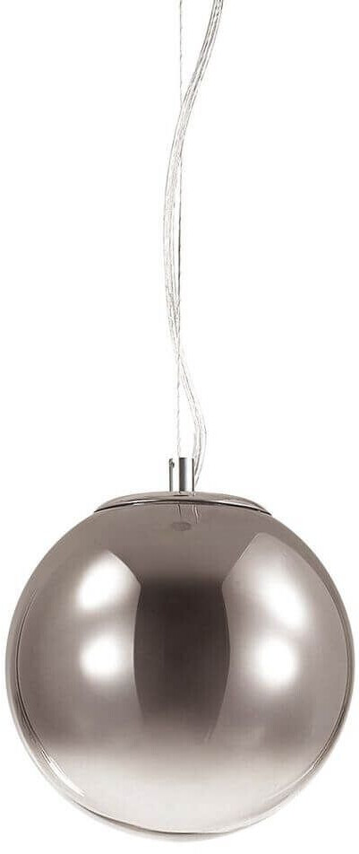IDEAL LUX MAPA FADE pendant light E27 ⌀300mm dimmable chrome smoked glass 140728