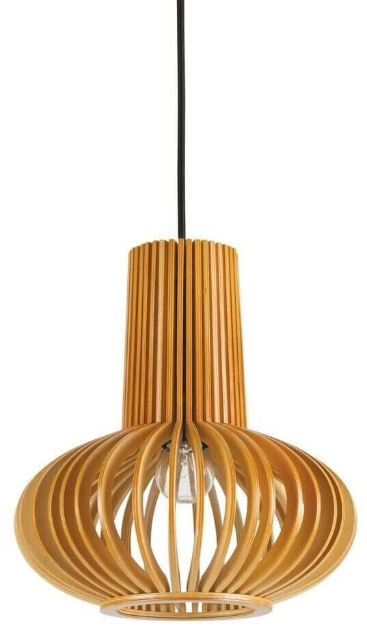 IDEAL LUX CITRUS pendant light E27 ⌀260mm dimmable wood 159850