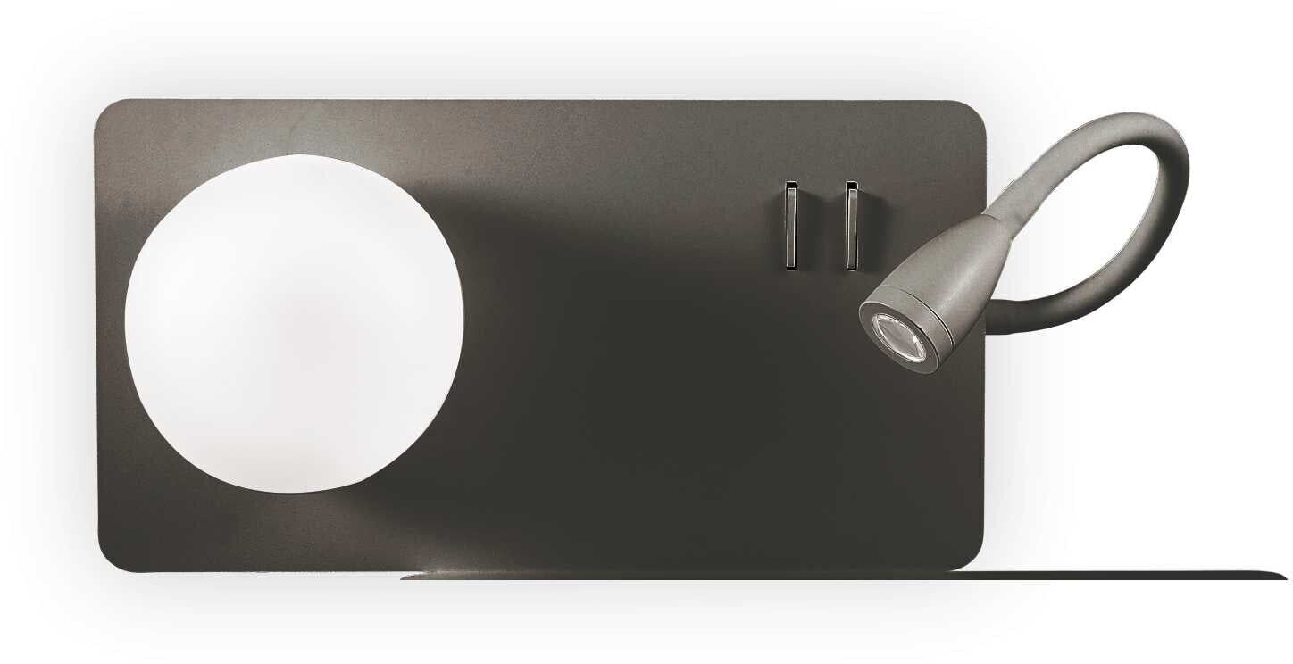 IDEAL LUX BOOK G9/LED wall light 1+1x black warm white 174846