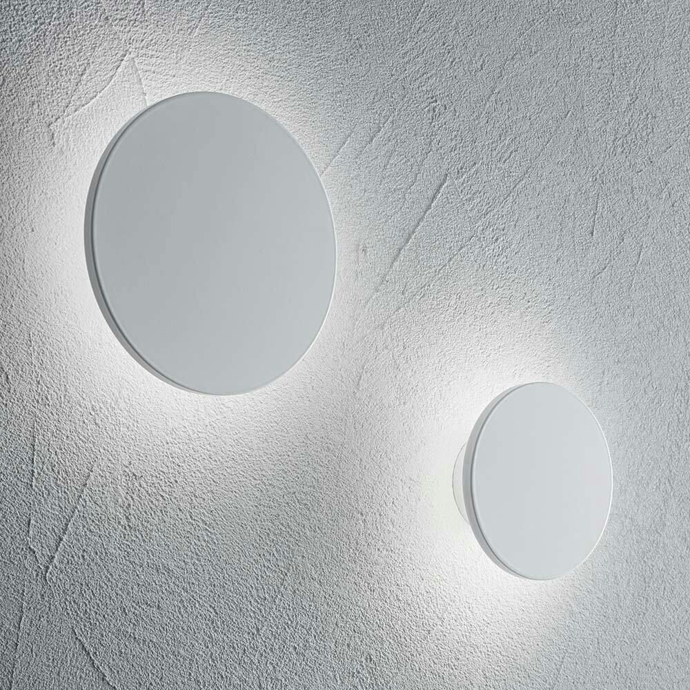 IDEAL LUX COVER LED wall light 11W ⌀200mm white warm white 195711