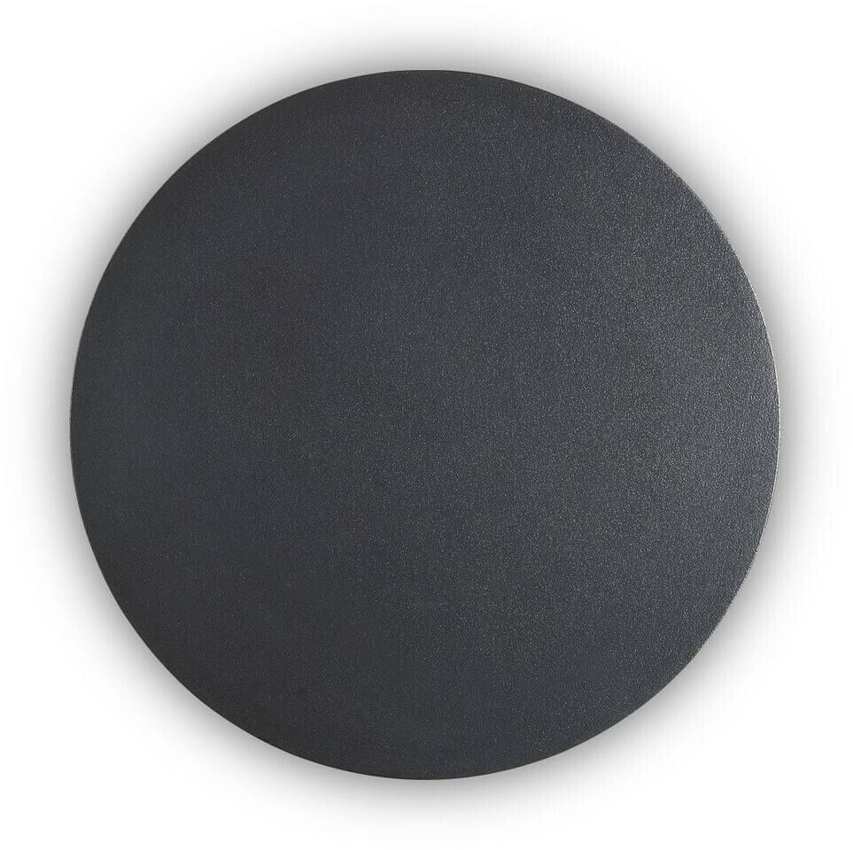 IDEAL LUX COVER LED wall light 11W ⌀200mm black warm white 195759