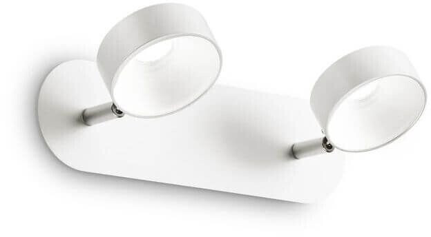 IDEAL LUX OBY LED wall light 2x 2x12W white warm white 196695