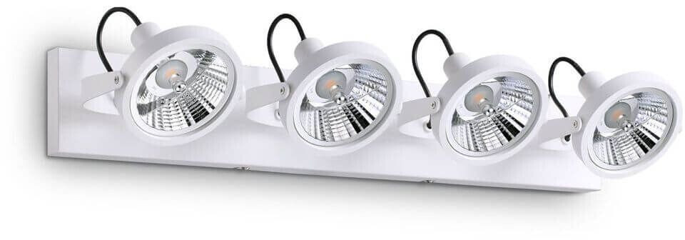 IDEAL LUX GLIM GU10 ceiling light 4x dimmable white warm white 200217