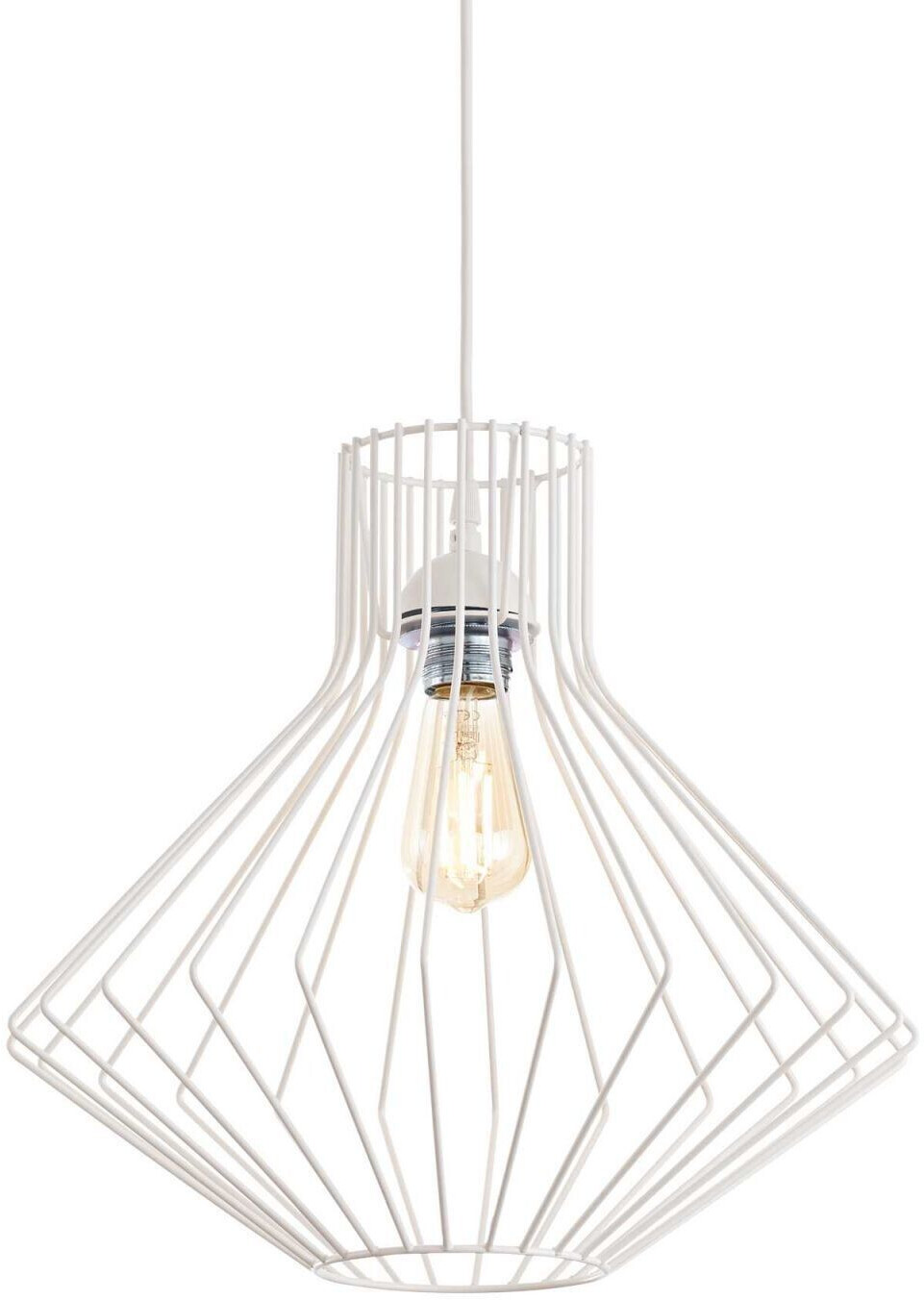 IDEAL LUX AMPOLLA pendant light E27 ⌀395mm dimmable white 200903