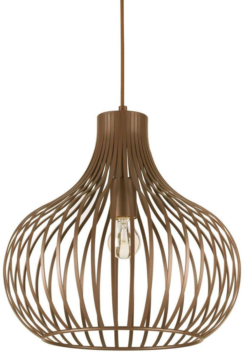 IDEAL LUX ONION pendant light E27 ⌀380mm dimmable brown 205298