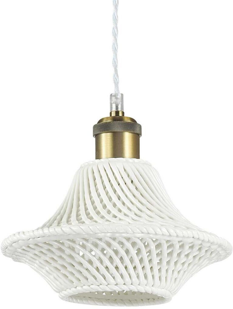 IDEAL LUX LUGANO pendant light E27 ⌀210mm dimmable white 206806