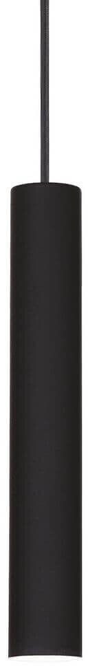 IDEAL LUX TUBE LED pendant light 11W ⌀40mm dimmable black warm white 211466