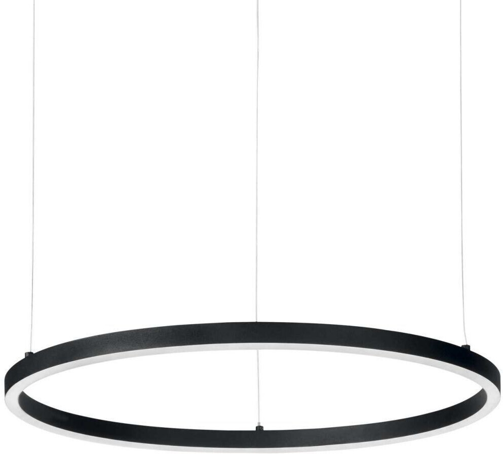 IDEAL LUX ORACLE SLIM LED pendant light 32W ⌀500mm black warm white 229492