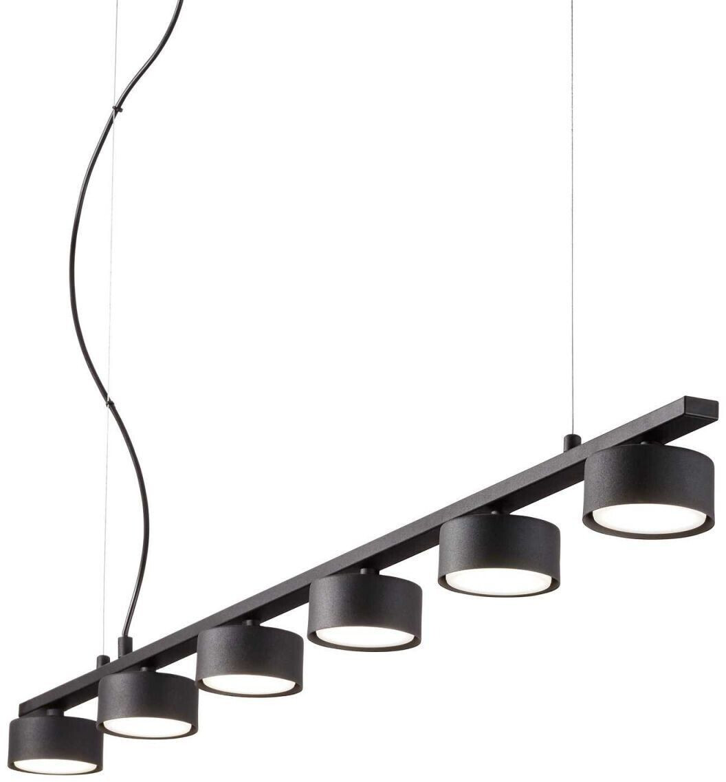 IDEAL LUX MINOR GX53 pendant light 6x dimmable black warm white 235486