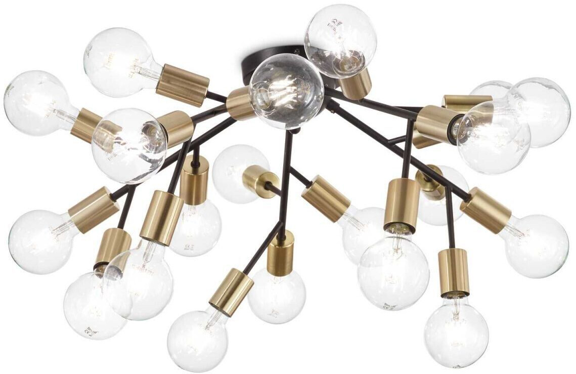 IDEAL LUX SPARK ceiling light E27 20-way ⌀800mm dimmable black 238333