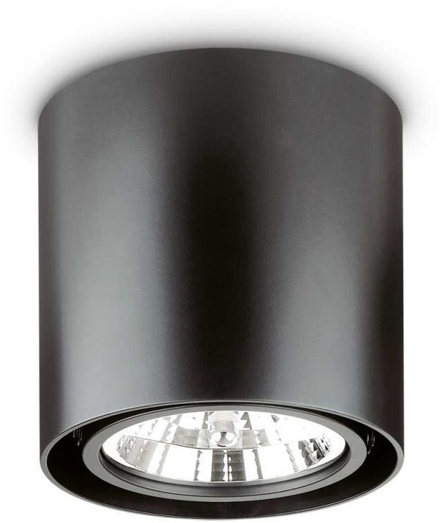 IDEAL LUX MOOD GU10 ceiling light ⌀150mm dimmable black warm white 243450