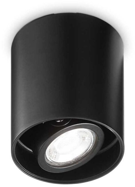 IDEAL LUX MOOD GU10 ceiling light ⌀90mm dimmable black warm white 243924