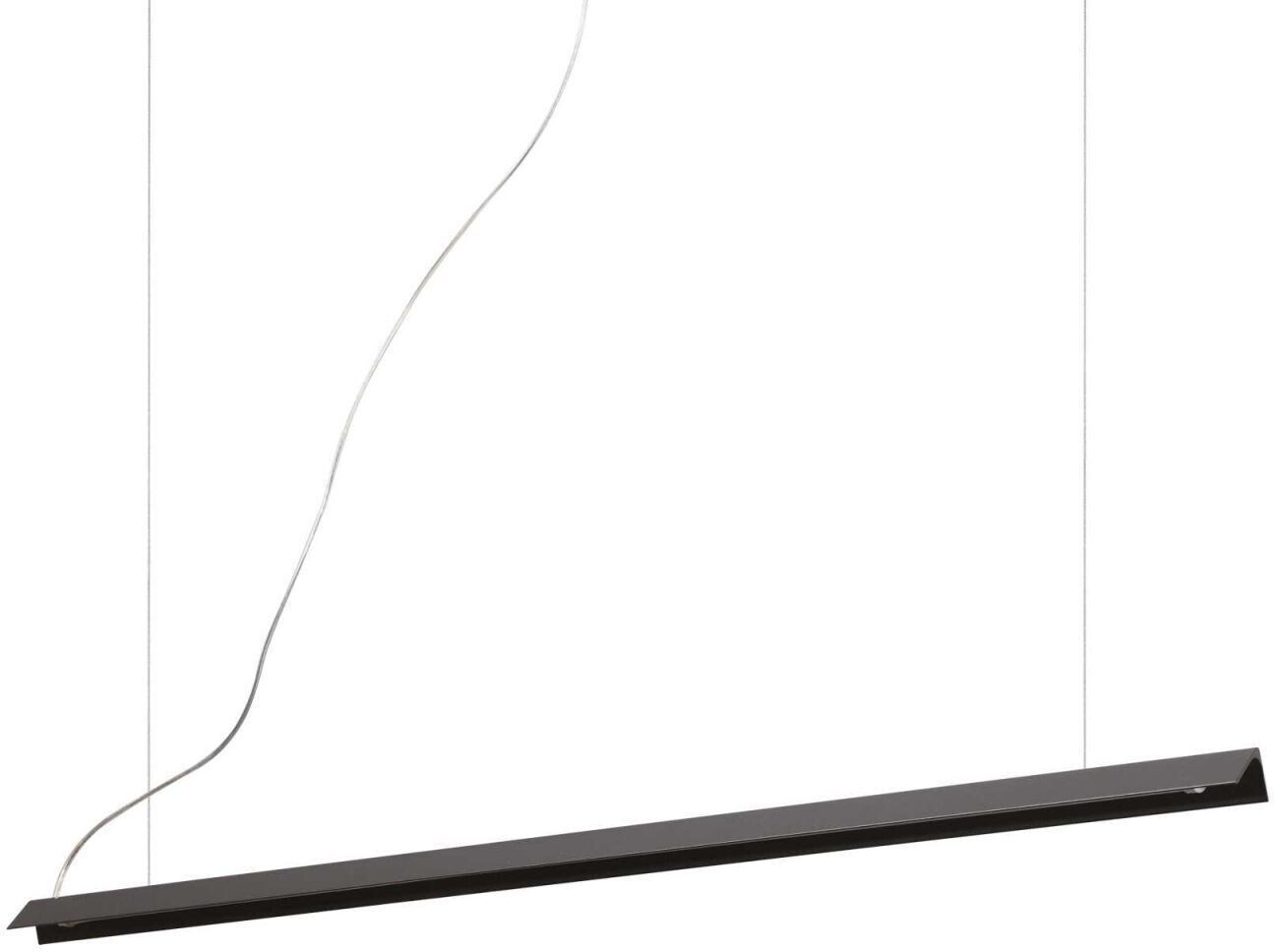 IDEAL LUX V-LINE LED pendant light 20W black warm white 275376
