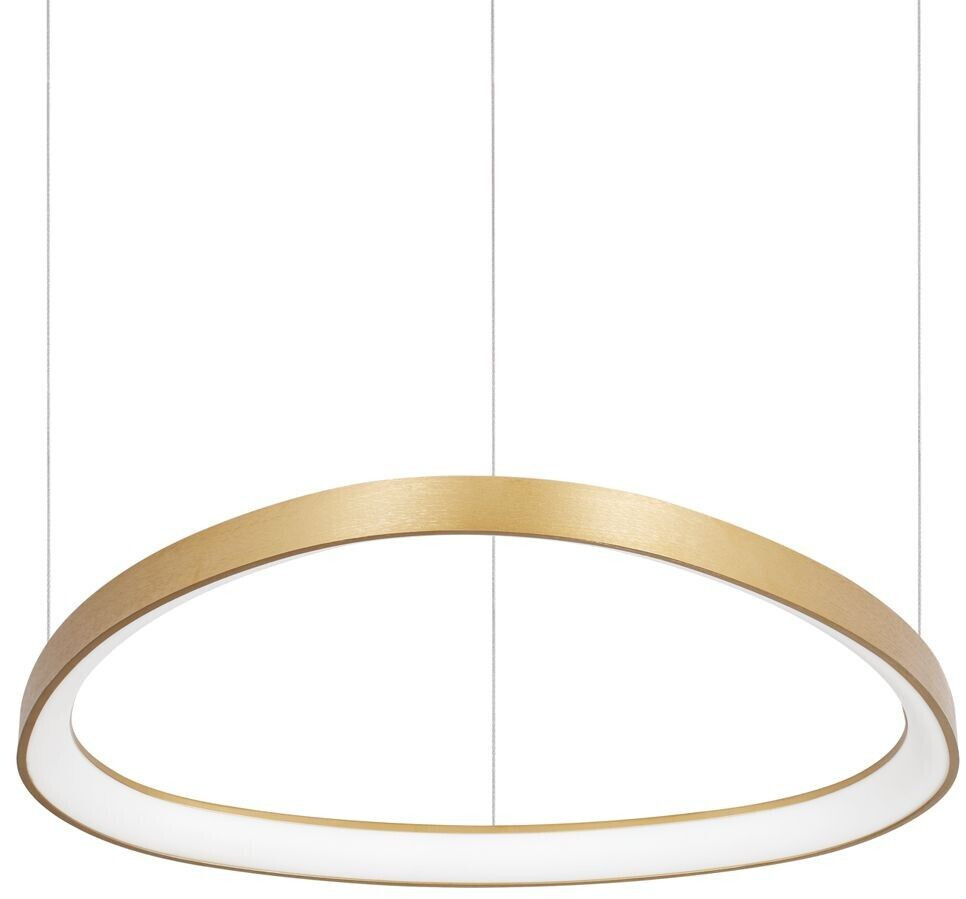 IDEAL LUX GEMINI LED Pendant light 48W dimmable brass warm white 304700