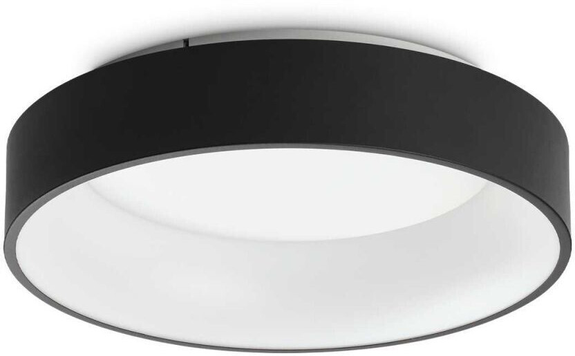 IDEAL LUX ZIGGY LED ceiling light 30W ⌀450mm black warm white 307206
