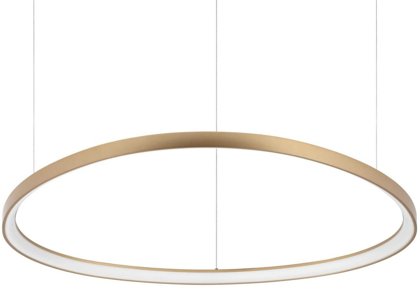 IDEAL LUX GEMINI LED pendant light 82W brass warm white 307701