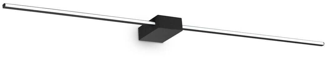 IDEAL LUX THEO LED wall light 2x 2x20.5W black warm white 311784