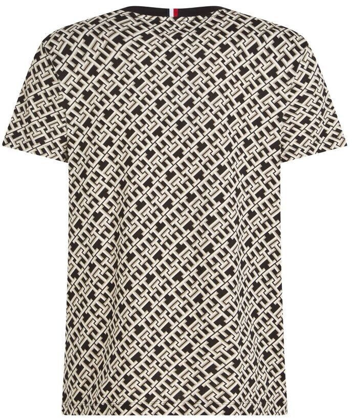 Tommy Hilfiger T-Shirt Aop Monotype Tee (MW0MW34187) black ab 45  