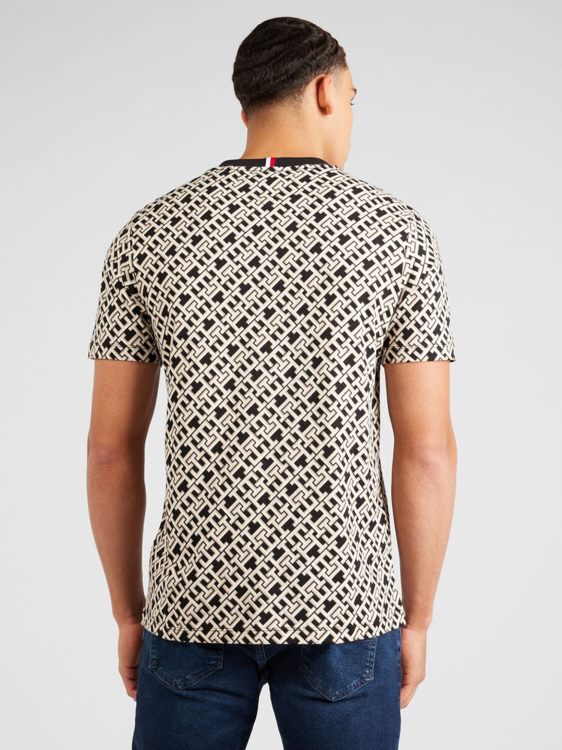 Tommy Hilfiger T-Shirt Aop Monotype Tee (MW0MW34187) black ab 45  