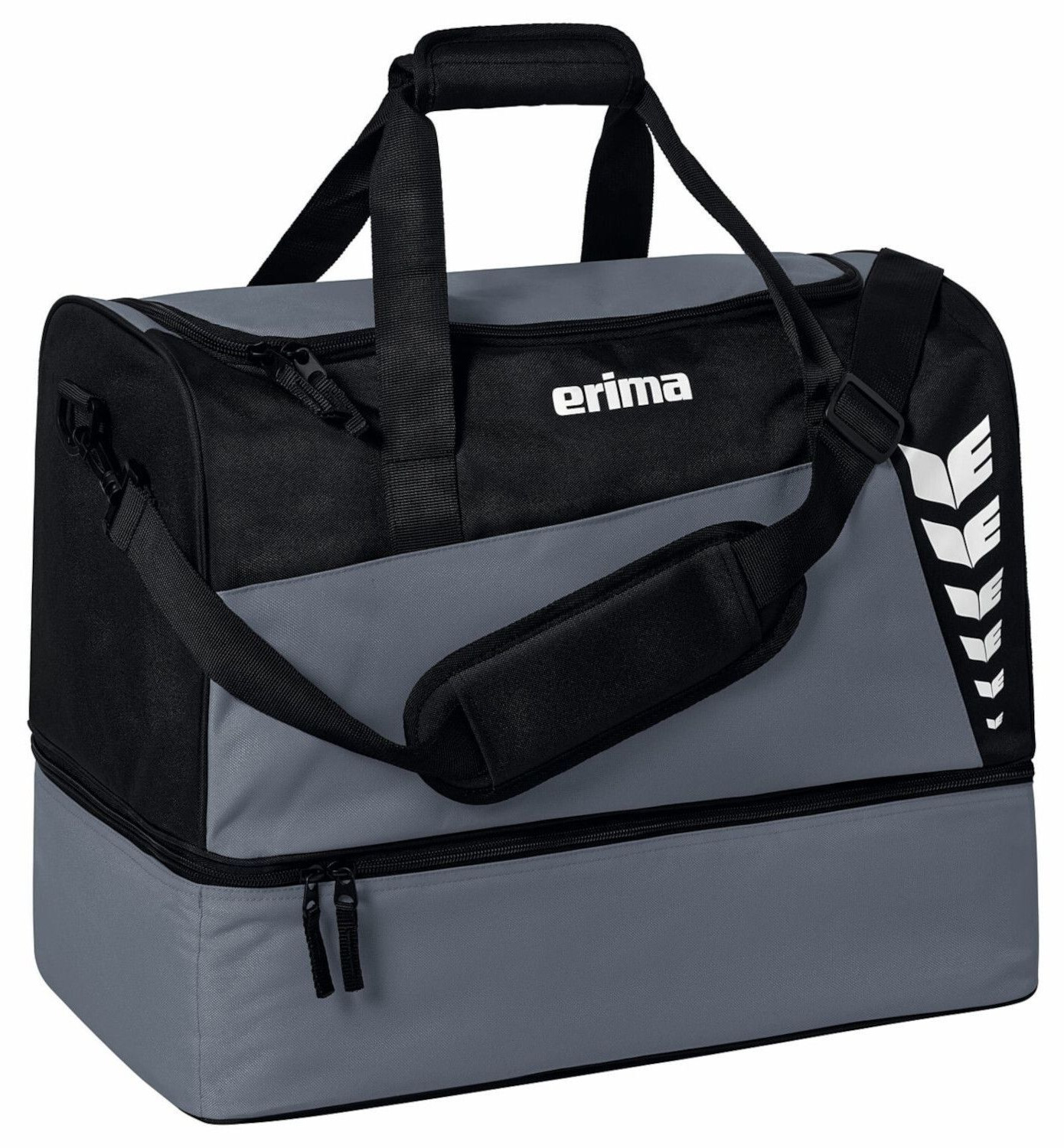 Erima Six Wings Sports Bag with Bottom Compartment S grey/black