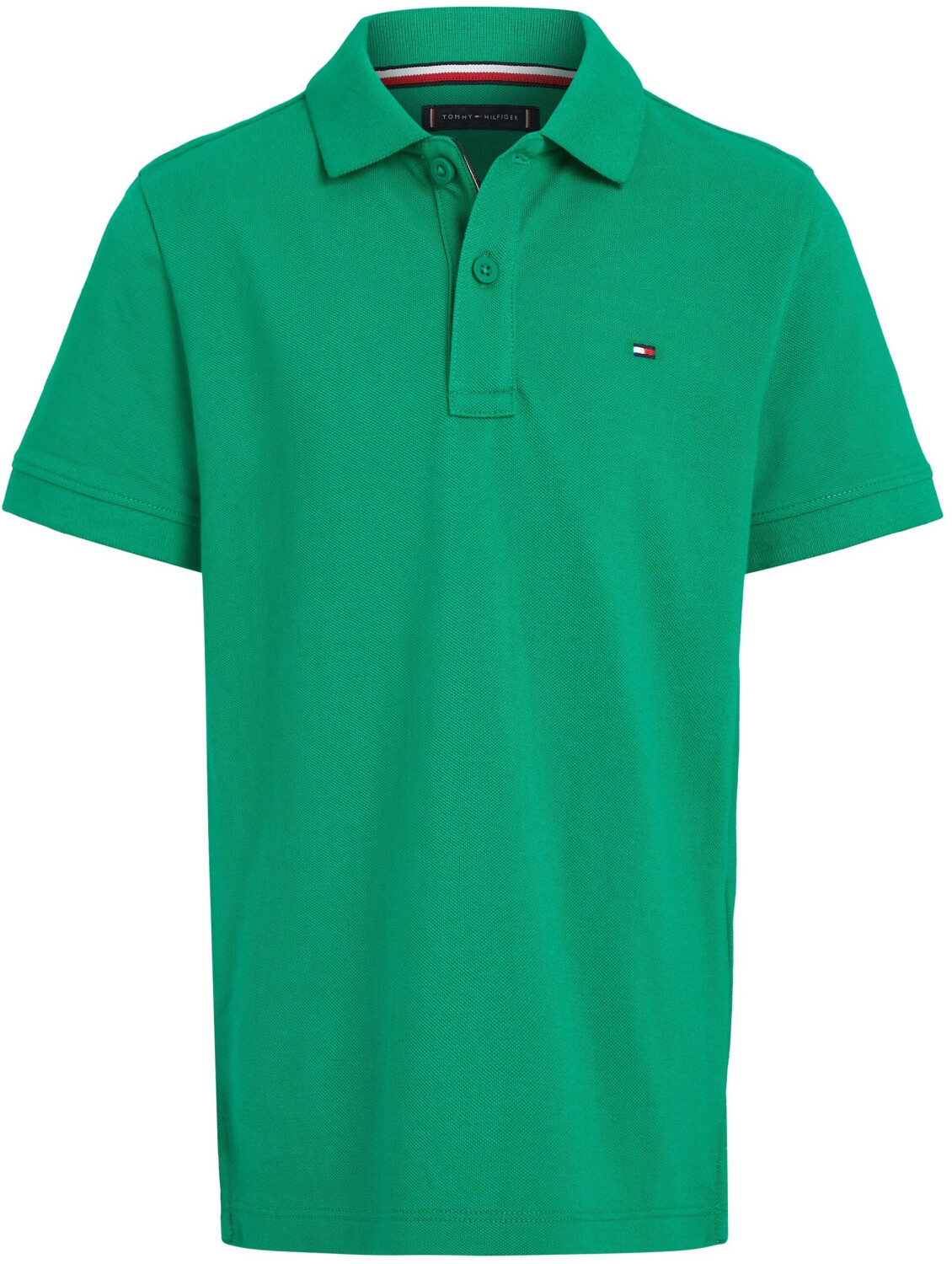Tommy Hilfiger Essential Flag Embroidery Regular Fit Polo (KB0KB09103) olympic green